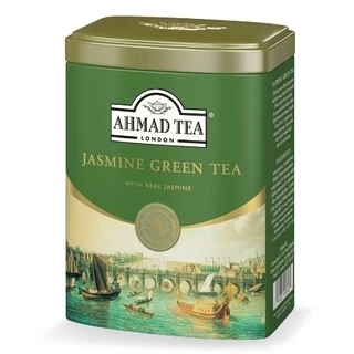 Trà xanh Hoa Nhài Ahmad hộp thiếc - Ahmad Jasmine Green Tea 100g (trà lá pha ấm – 100g trà/hộp) date 2025