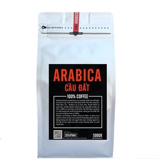 Cà phê Arabica Cầu Đất 500g Mua 02 gói tặng 100g trà Oolong The Kaffeine Coffee