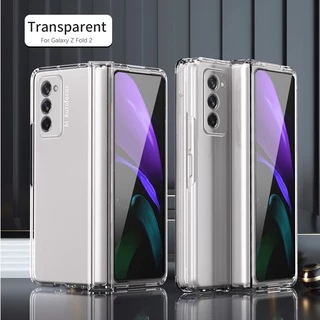 Ốp điện thoại trong suốt chống sốc bảo vệ 360 độ thích hợp cho Samsung Galaxy Z Fold 2 Z Fold 3 5G