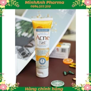 Sữa rửa mặt ACNE FAST làm sạch sáng da