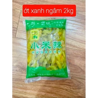 Ớt ngâm_ớt xanh trung quốc 2kg muối chân gà cay siêu ngon