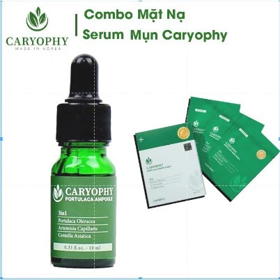 Combo Serum Ngừa Mụn + Mặt Nạ Ngăn Ngừa Mụn Ẩn Ngăn Ngừa Mụn Tái Phát Giúp Da Hết Nhờn