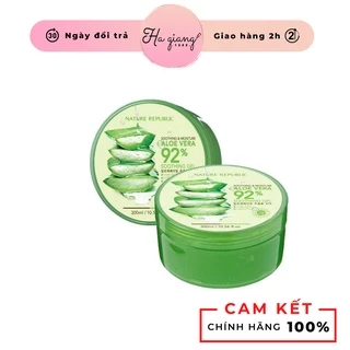 Gel lô hội dưỡng đa năng NATURE REPUBLIC Soothing & Moisture Aloe Vera 92% Soothing Gel 300ml