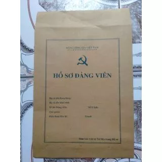 Túi Hồ Sơ Đảng Viên loại dày đẹp, đáy dày 3cm (10 cái)