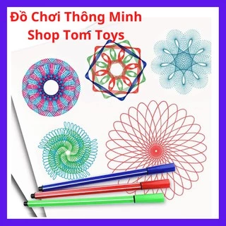 Bộ Thước Vẽ Họa tiết Hoa Văn Trang Trí, Thỏa Sức Đam Mê Sáng Tạo Cho Bé