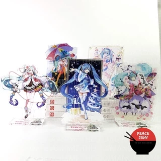 Mô hình Standee MIKU HATSUNE Vocaloid ảnh đứng Tượng Acrylic Anime mica chibi trang trí trưng bày