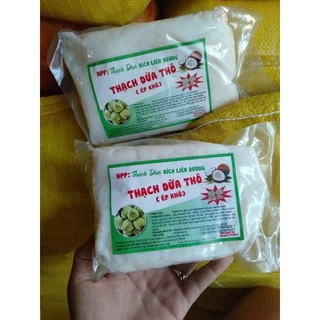 (combo7 ki) THẠCH DỪA THÔ size15ly(1,5cm) 500gr/1kg tặng kèm hương thơm