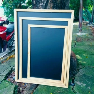 bảng đen treo tường trang trí bảng đen decor kích thước 60*80 cm