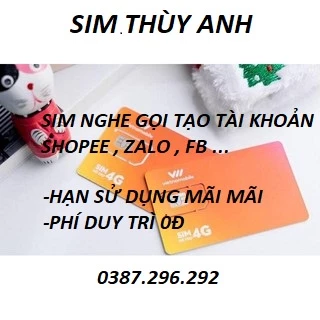 Sim Vietnam tạo fb,shope,zalo,sen,lad,mmo...,Sim vnmb nghe gọi giá rẻ