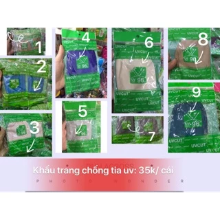 Khẩu trang vải chống tia UV Nhật Bản