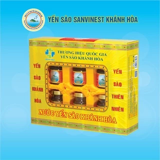 [Hộp 6 Lọ] Nước Yến sào Sanvinest Khánh Hòa đóng lọ 70ml