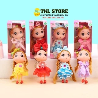 Đồ chơi búp bê cho bé, búp bê Chibi dễ thương dành cho các bé gái 12cm -18cm - TKL STORE