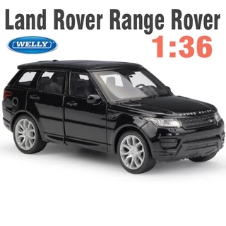 Xe mô hình ô tô Land Rover Range Rover sport hãng welly tỉ lệ 1:36 xe bằng kim loại chạy bằng cót và mở cửa xe