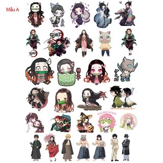 Sticker / Hình dán anime Kimetsu no yaiba (các nhân vật Trụ cột và tân Binh)