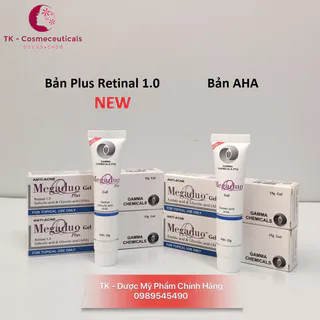 Kem Ngừa Mụn, Thâm MEGADUO GEL RETINAL 1.0 / MEGADUO AHA - Bot 15g