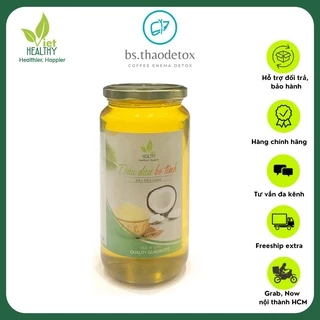 Dầu dừa Ghee Viethealthy Bơ Tinh Ép Tươi Lạnh tinh khiết Bơm Đại Tràng, sánh đặc, tốt cho sức khoẻ healthy