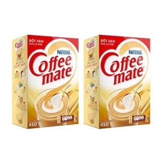 Combo 2 hộp Bột kem Coffee Mate Nestlé hộp 450g, pha trà sữa , pha cà phê