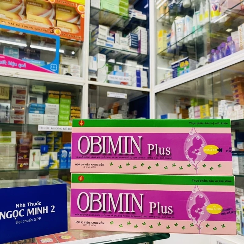 ✅ [Chính Hãng] OBIMIN PLUS bổ sung DHA & EPA và khoáng chất cho phụ nữ dự định mang thai và cho con bú