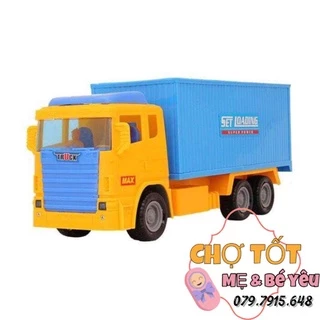 Đồ Chơi Xe Container Loại Lớn Bằng Nhựa Bánh Đà (HÀNG VIỆT NAM TO ĐẸP)