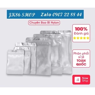 [ZIP BẠC] 1KG TÚI ZIP 1 MẶT TRONG 1 MẶT BẠC