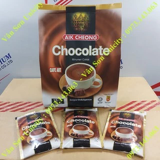 Thức uống Socola (Chocolate) Aik Cheong bịch 600g (15 gói * 40g)