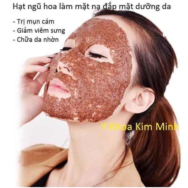 hạt ngũ hoa đắp mặt