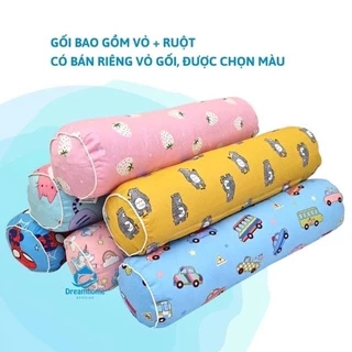 Gối ôm trẻ em sale lớn, cotton lụa thoáng mát mềm mại