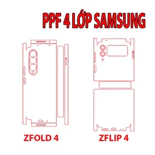 Miếng dán PPF 4 lớp mặt sau full viền cho SAMSUNG ZFLIP 4 / ZFOLD 4