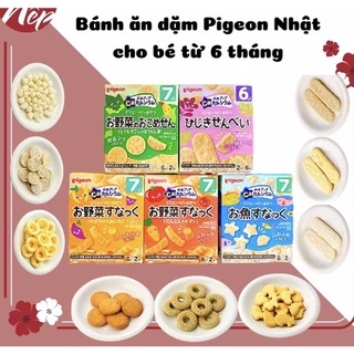 Bánh ăn dặm pigeon nhật_Bánh ăn dặm cho bé từ 6 tháng