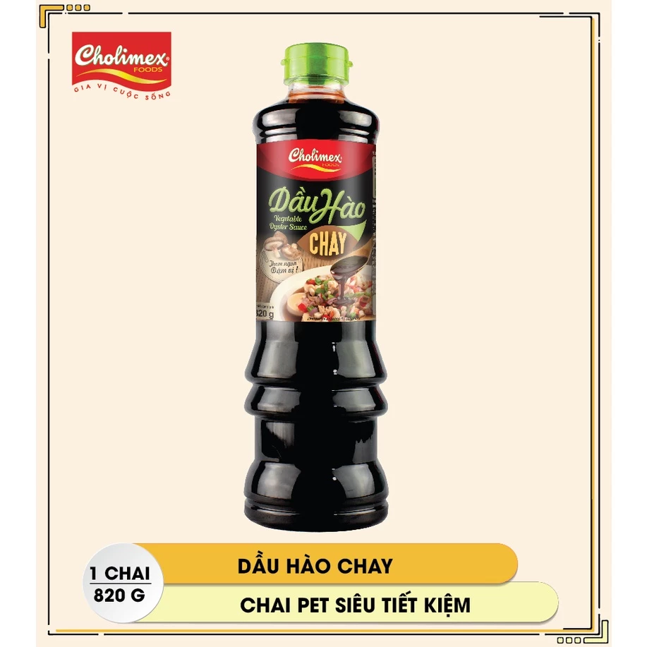 Dầu hào chay chai pet 820g