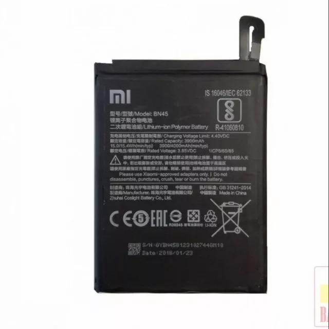 Pin xiaomi BN45 / xiaomi redmi note 5 zin bảo hành đổi mới