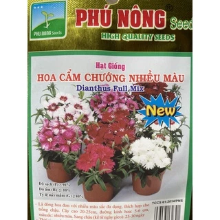 HẠT GIỐNG HOA CẨM CHƯỚNG NHIỀU MÀU