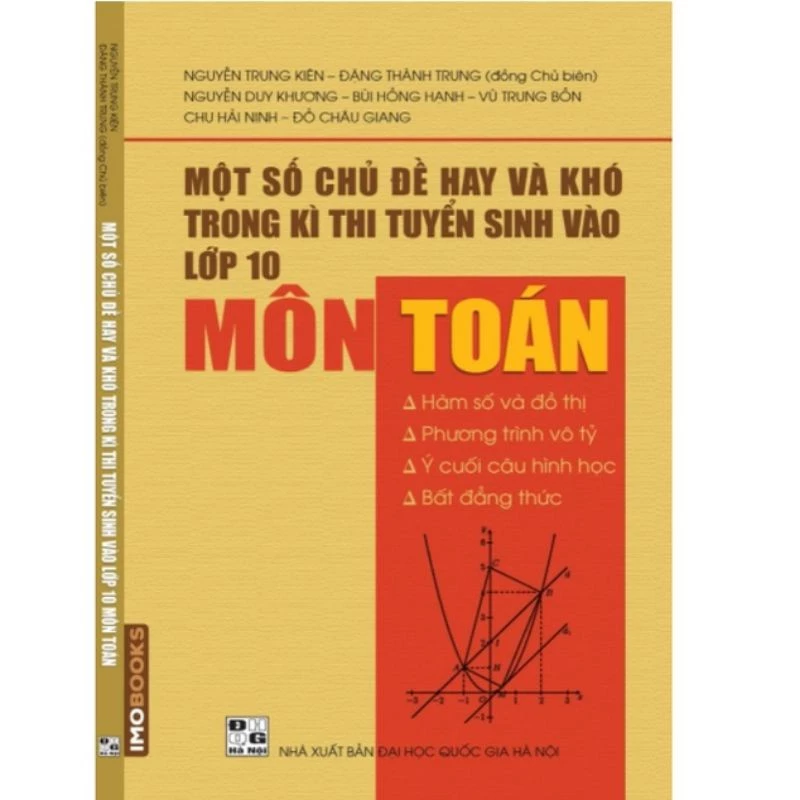 Sách - Một Số Chủ Đề Hay Và Khó Trong Kì Thi Tuyển Sinh Vào Lớp 10 Môn Toán