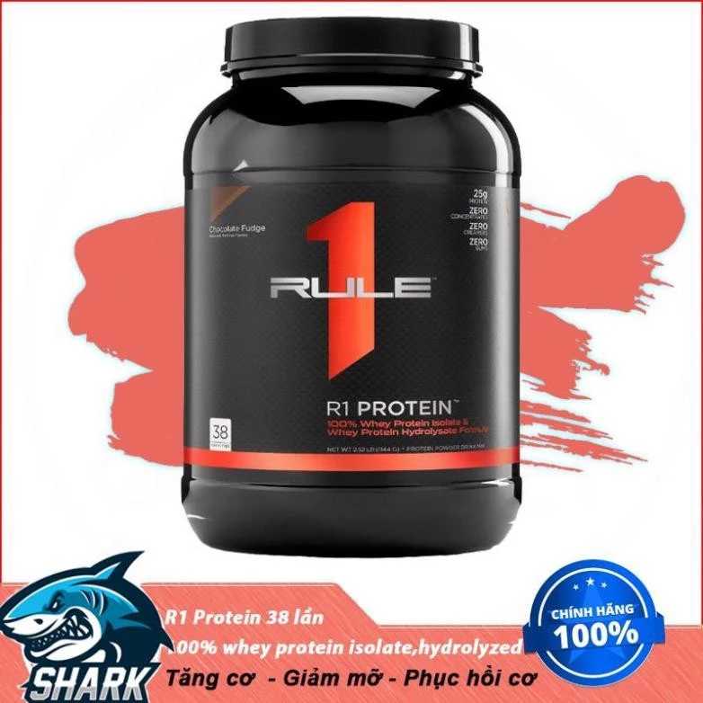  Sữa Dinh Dưỡng Tăng Cơ Rule1 R1 Protein 2lbs (1,2 Kg) 38 Servings - Chính Hãng 100%