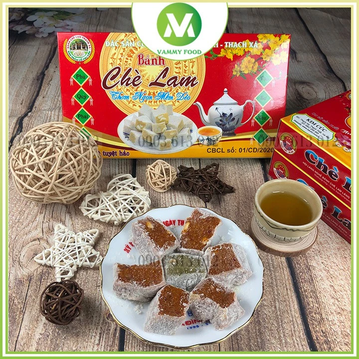 Chè lam Gấc 🎁FREESHIP🎁 Bánh chè lam đặc sản mới - Loại 500G