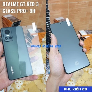 [Realme GT Neo 2/ 3/ Q5 Pro] Dán kính cường lực trong suốt bảo vệ màn hình Glass Pro+ 9H