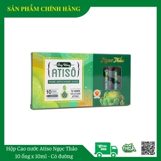 Hộp Cao Nước Atiso uống liền Ngọc Thảo - 10 ống 10ml - loại có đường