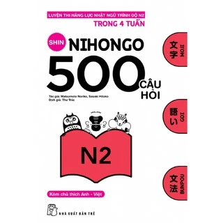 Sách-500 câu hỏi luyện thi năng lực Nhật Ngữ - Trình độ N2