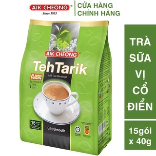 Trà sữa Teh Tarik Aik Cheong vị truyền thống 600g - 15 gói 40g