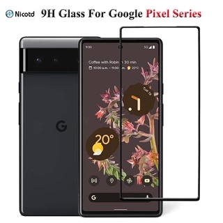 Kính Cường Lực Bảo Vệ Toàn Màn Hình Cho Google Pixel 6 5 4 3 2 1 XL 2XL 3XL 3aXL 4XL 3a 4a 5a 5G