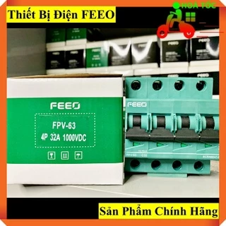 Aptomat an toàn MCB DC 2P/4P 800V-1000VDC - FEEO [Chính hãng]