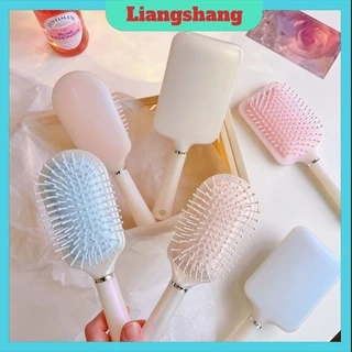 Lược gội đầu - Lược mát xa hình vuông có túi khí răng lược chống tĩnh điện