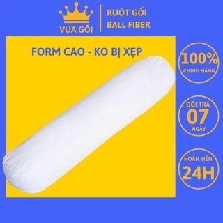 Ruột Gối Ôm Bông Ball Fiber Cao Cấp 35x100cm VUA GỐI Premium Pillow Êm Ái Kháng Khuẩn