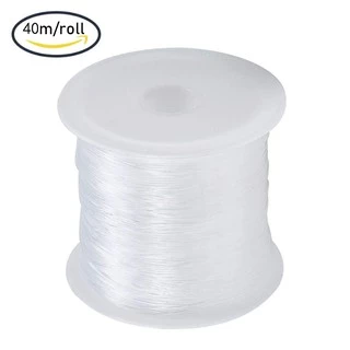 Cuộn Dây Nylon Trong Suốt 40m 0.2-0.4mm Làm Nữ Trang