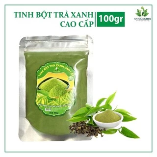 Bột trà xanh 100gr giảm nhờn thâm nám mụn hiệu quả