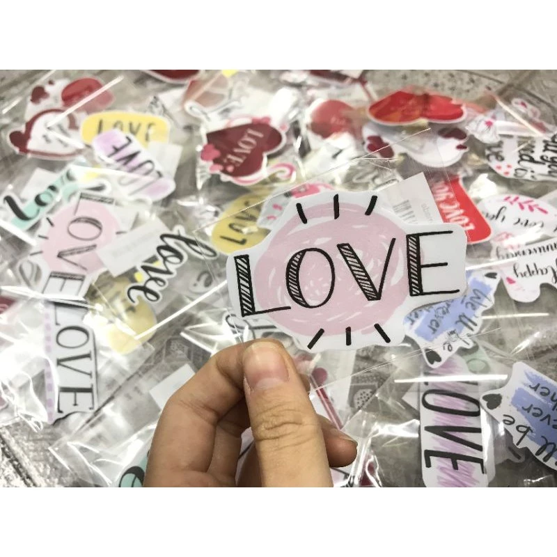 10 Sticker nổi trang trí khung ảnh, lovebox, scrapbook....