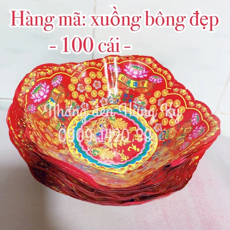 [100 cái] Thuyền hoa sen hay xuồng bông giấy đẹp