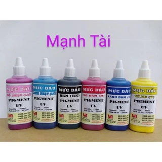 Mực in epson - Mực dầu pigment uv 100ml dùng cho máy in phun màu Epson T50 / T60 / L310 / L805 / L1800...