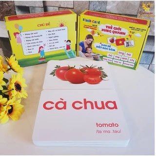 Bộ Thẻ Học Thông Minh FlashCard Loại To Cho Bé Theo Phương Pháp GLENN DOMAN