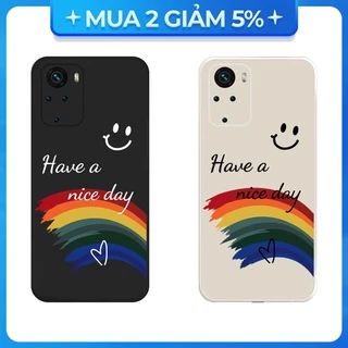 Ốp lưng cạnh vuông Xiaomi Redmi Not 9/Redmi 9A/Poco X3/...viền bảo vệ camera hình Nice day